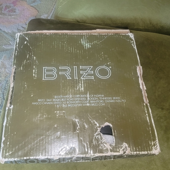 NIB BRIZO Venetian Bronze Showerhead 2.5 gpm 9.5L/MIN ASME - Picture 7 of 8